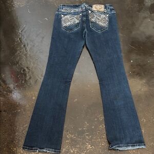 Miss Me Dark Blue Boot Cut Jeans